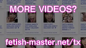Preview 3 of Co Workors - Japanese Asian Tongue Spit Face Nose Licking Sucking Kissing Handjob Fetish - More at fetish-master.net