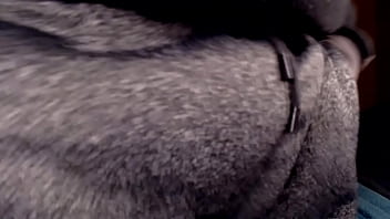 Preview 1 of Flat Ass Hairy - My balls,  big hairy swinging balls with close up uncut cock and cum shot by A55B4Nd1T