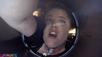 Preview 3 of Sorg Bhabi Xxx - Stepmom stuck in the garbage can needs sex to get free