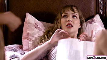 Preview 1 of American Fat Sex - Babe pays off debt licking stepmoms cunt