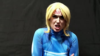 Preview 4 of Gay Sex And Dady - Cocky Samus Turned Ahegao Piss Slut