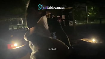 Preview 3 of Kinar Xxxx Video - 52minutos Interracial dogging on the beach for the motel Motel hotwife whitened white with the friend Black man cuckold filming (BBC)