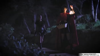 Preview 1 of Missy Mayers - Little Red Riding Hood turns out to have a dick