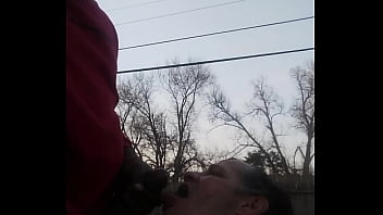 Preview 3 of Kadnlarn Grei - BBC cum slut Preston Wayne Smith sucking BBC in public