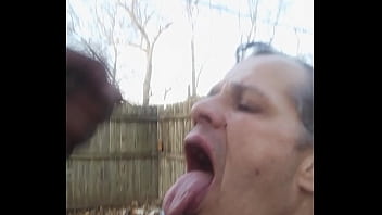 Preview 1 of Kadnlarn Grei - BBC cum slut Preston Wayne Smith sucking BBC in public