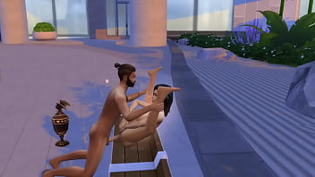 Preview 1 of Extreem Husband Drink - Трахаются в парке на скамейке