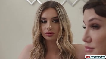 Preview 1 of Big Cock Silicon Penis Comdom - HotforTrans.com - Shemales threesome bareback anal riding