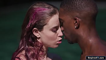 Preview 2 of Andriana Rose - A black guy licking and fucking white gf