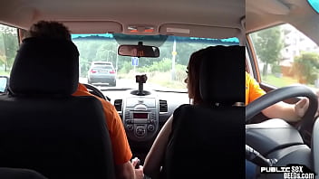 Preview 2 of Hot Bhabhi Xx - Petite eurobabe rides tutor in car before missionary sex