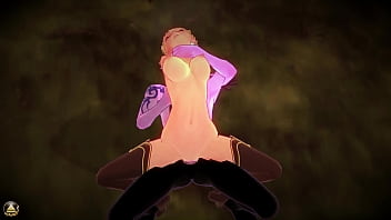 Preview 3 of Sperm Sperm Sperm - Princess Knight has Ruthless Sex with Evil Demon [3D Hentai,  60FPS,  4K,  Uncensored]