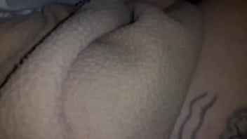 Preview 3 of Boob Boun - Tatted Blue Haired Milf/Pawg Taking The Curve From Side