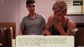 Preview 2 of Aofia Nix - Bound To College #08 - College Roommates Try To Convince Me That They Are Not Gay
