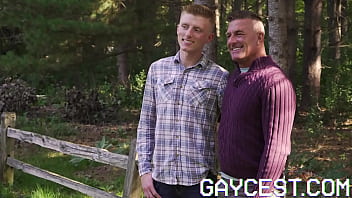 Preview 1 of Mia Khalifa Xxxxxco - Gaycest - Step-dad breeds confidence into his shy virgin boy