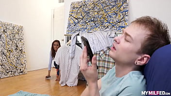 Preview 1 of Seal Thodya - Kylie Lebeau On The Phone With Stepson