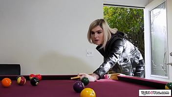 Preview 1 of Porono France Xx - TS Khloe Kay barebacks a tgirl in 3some