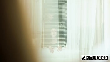 Preview 2 of Xander Courvs - I can see my Neighbors Fucking! Eveline Dellai for SinfulXXX