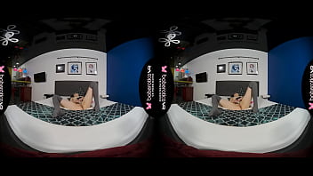 Preview 4 of Artistic Nude - Solo babe,  Denis is always masturbating at home,  in VR