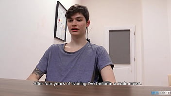 Preview 1 of Smoking Pierc - Jakob&#039_s Future Boss Gives Him One Last Option To Pay The Mediation Fee But He Has To Get Naked - BigStr