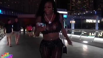 Preview 2 of Beuteful Xx - Michael Myers fucks Ebony Mystique on the Las Vegas Strip