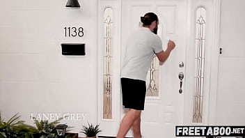 Preview 1 of Bbc Jiz - She Caught Her Stepbrother Taking A Dump In Her Bathroom - Laney Grey! - Full Movie On FreeTaboo.Net