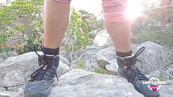 Preview 1 of Www Fuck Xxxc Hd Com - nippleringlover pissing outdoors in nature - pierced clithood &amp_ pierced nipples with huge nipple rings