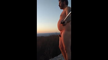 Preview 4 of Old Granny Threesome Ffm - Nude on the Appalachian Trail