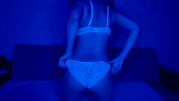 Preview 1 of Tranny Sleeping - Blue passion