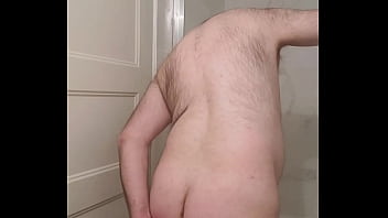 Preview 3 of Yuo Jizz Dog - Nude Martin Lavall&eacute_e sodomizes himself and shoves his dildo in his mouth afterwards