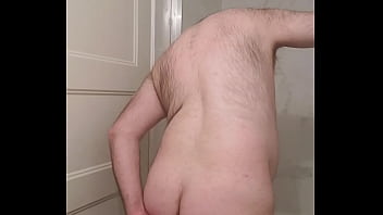 Preview 4 of Yuo Jizz Dog - Nude Martin Lavall&eacute_e sodomizes himself and shoves his dildo in his mouth afterwards