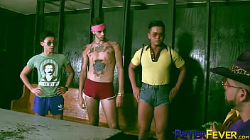 Preview 1 of Slave Pussy Punish Training - PETERFEVER China Gold And Fx Rios Ass Fuck In Gay Group