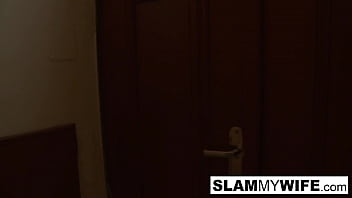 Preview 2 of Born Baby Viedeo - Cuck watched his wife take a BBC in the ass