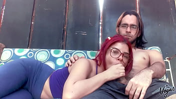 Preview 4 of Sister And Brother Pawg - stepbrother CUMS ON FACE OF HIS stepsister WHILE PARENTS TALK