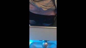 Preview 2 of Fusit Time - The flight attendant CAUGHT ME CUMMING!