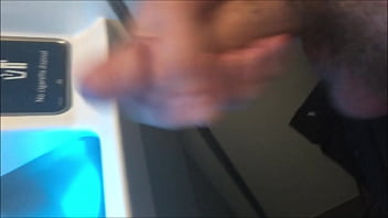 Preview 4 of Fusit Time - The flight attendant CAUGHT ME CUMMING!