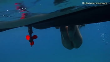 Preview 3 of Bdsm Kidnap Anal - Horny sweet babe in the pool and lesbos in sea at Tenerife