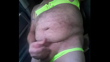 Preview 1 of Purina Porn Video - Playing with my nipples and stroking my cock