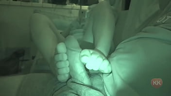 Preview 3 of Cc Black Com - UnderCover Footjob from Tinder Girl