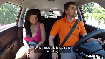 Preview 2 of Anti Hd Tubes Online - Hugetits eurobabe gets pounded by her driving instructor