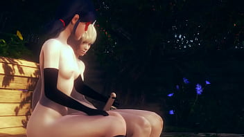 Preview 2 of Adrian Really Vixen - Ladybug Hentai - Handjob and Fucked with creampie by Cat Noir in a park - Japanese Asian Manga Anime Game Porn