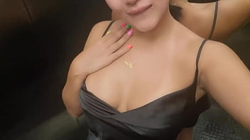 Preview 4 of Beautiful Treesome Sex - I was caught squirting in my hotel&#039_s elevator