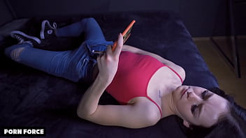 Preview 3 of Laura Galarza - Beautiful Step Sister Watches Porn And Masturbates - Real Hidden Cam Masturbation / Real Female Orgasm