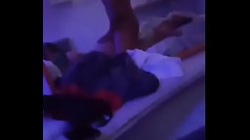 Preview 2 of While Massaging Son Gets Fuck - Puta le gusta que se la cojan