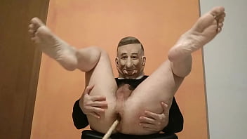 Preview 2 of Great Hot Girks - A very big hammer destroy my ass more!