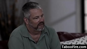 Preview 3 of Chubby 38 - Stepson fucks stepmom in front of cuckold stepfather