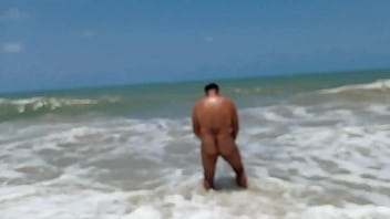 Preview 4 of Pov Anal Amateur - COMO FILMOU MACHO ALPHA EMPINANDO E GOZANDO NA PRAIA