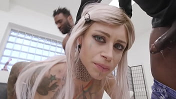 Preview 2 of Black Man Nd Woman - Waka Waka Blacks Are Coming,  Sasha Beart,  Fisting,  Rough Sex,  Gapes,  ButtRose,  Cum in Mouth,  Swallow GIO2054