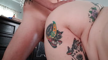 Preview 3 of Cartoon Robot Girl - chubby tattooed bbw fucked