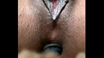 Preview 2 of Cuterus Teen - hitachi play with buttplug orgasm contractions @8.42