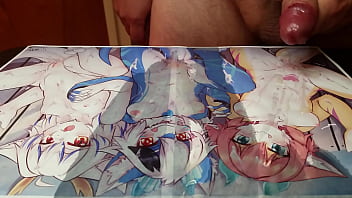 Preview 3 of American Gay - Poolside Party Girls furry tribute alternate angle (triple)