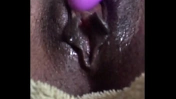 Preview 2 of Xxxbf Hot Video - ebony vibrator orgasm contractions @3.16